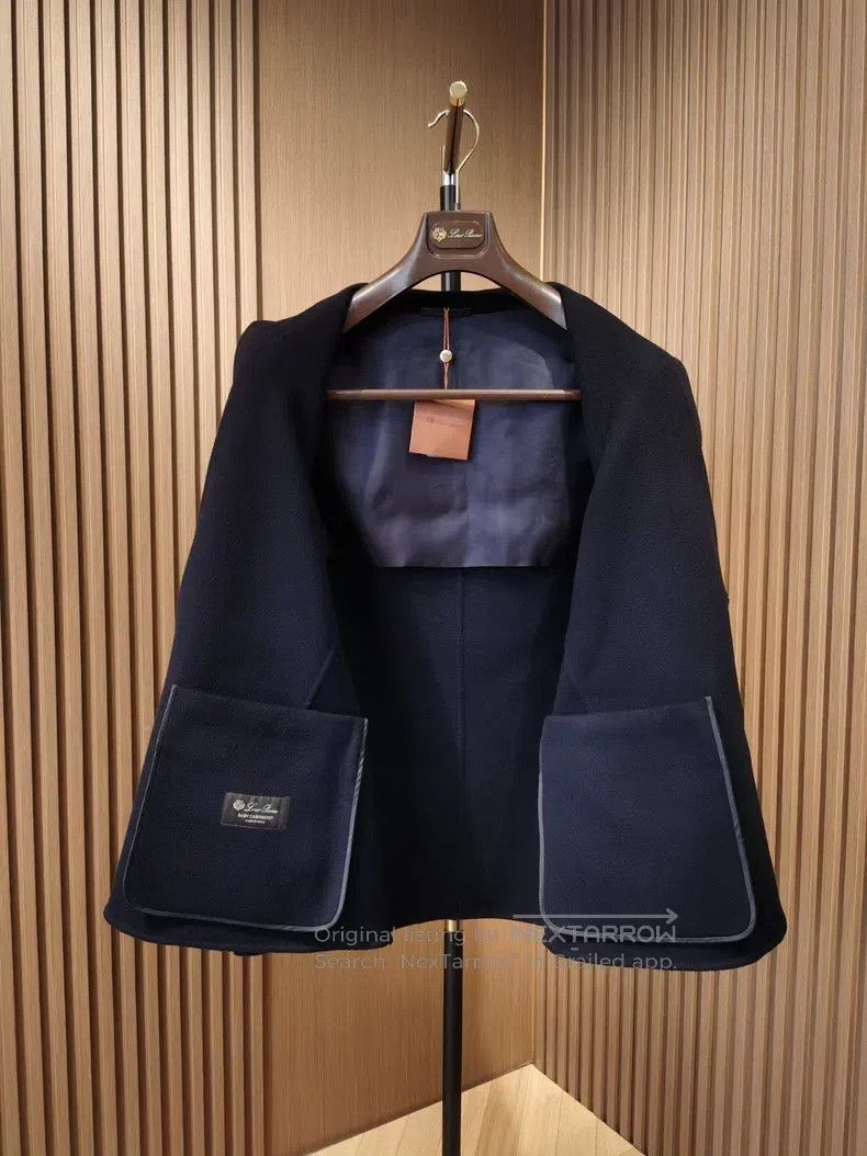 Loro Piana Loro Piana Cashmere fleece single-breasted jacket Size US M / EU 48-50 / 2 - 4 Thumbnail