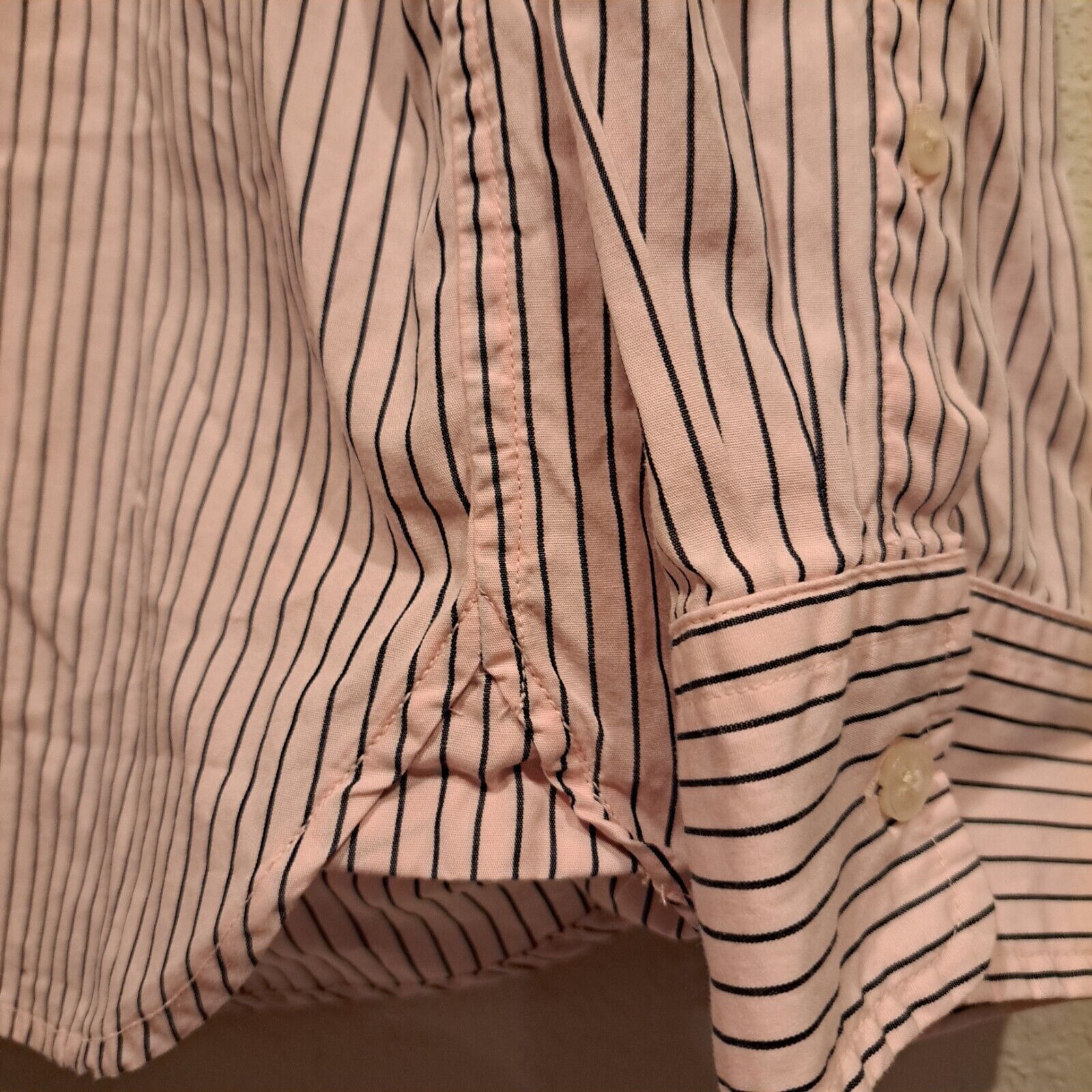 Club Monaco Club Monaco Thin Stripe Poplin Shirt Pink Men's Sz Large NWT Size US L / EU 52-54 / 3 - 8 Thumbnail