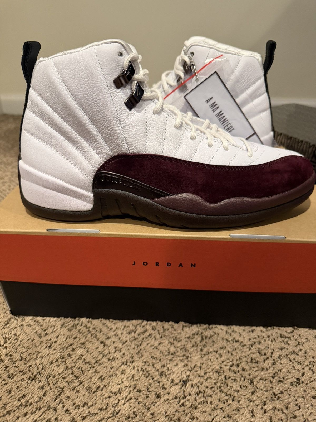 Jordan 12 A Ma Maniere White