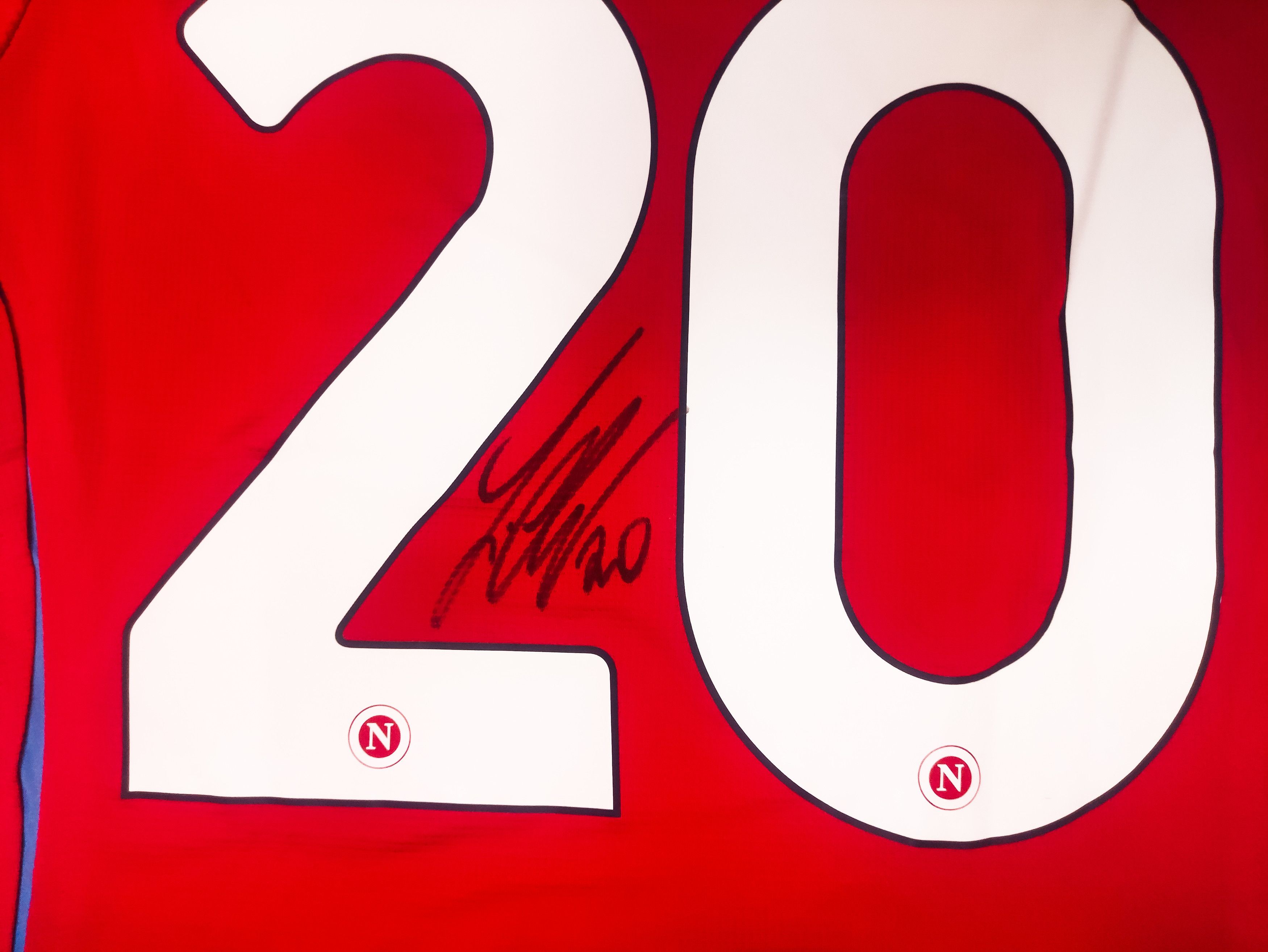 Emporio Armani BNWT Zieliński #20 SSC Napoli 2020 2021 Shirt Signed Size US S / EU 44-46 / 1 - 15 Thumbnail