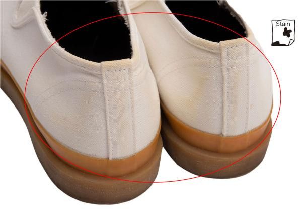Comme des Garcons Homme COMME des GARCONS HOMME Canvas Slip-On Shoes Off-White 27cm Size US 9 / EU 42 - 5 Thumbnail