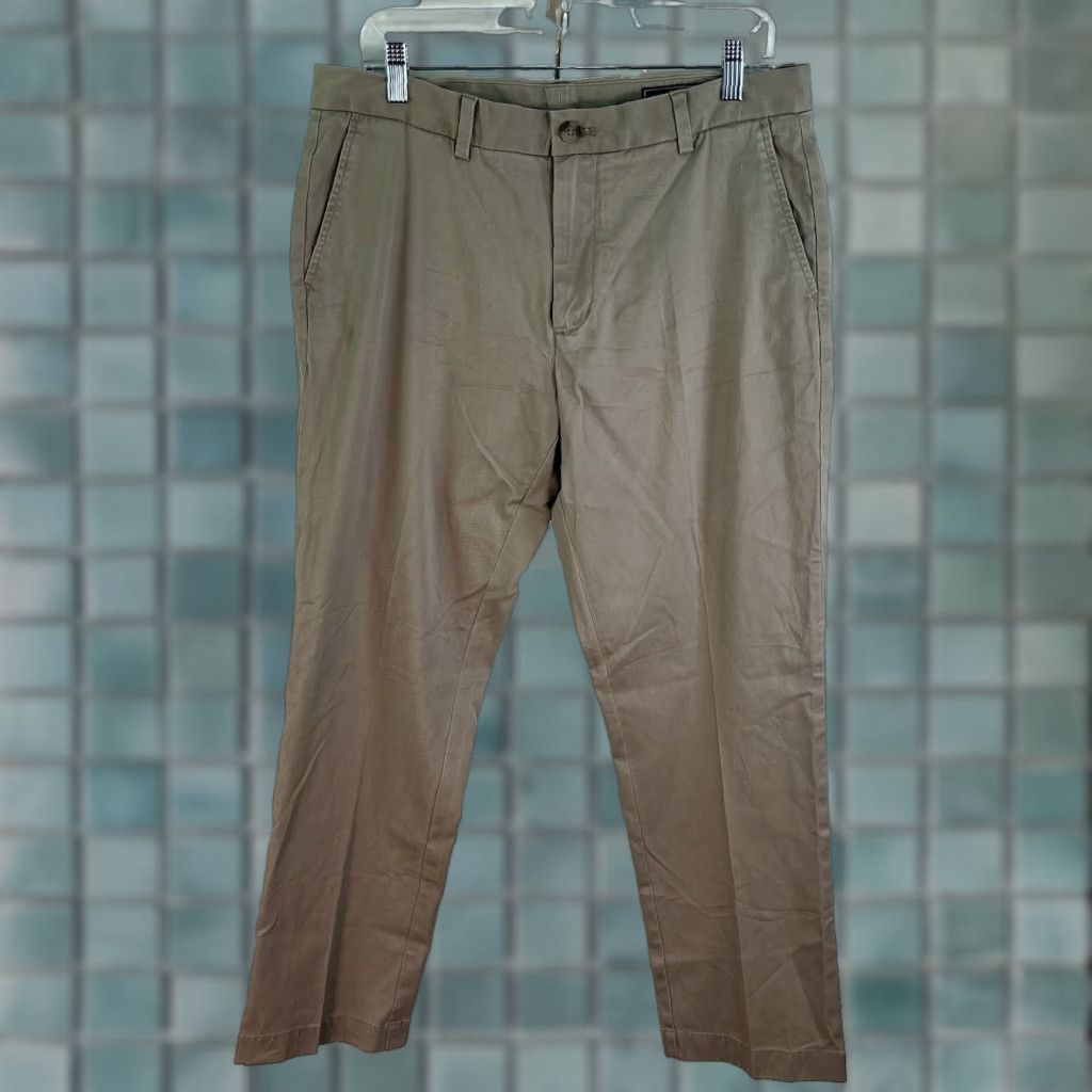 Vineyard Vines VINTAGE Vineyard Vines Men's Pants Casual Chino Straight Leg Size 32 Beige Cotton Spandex Size US 32 / EU 48 - 1 Thumbnail