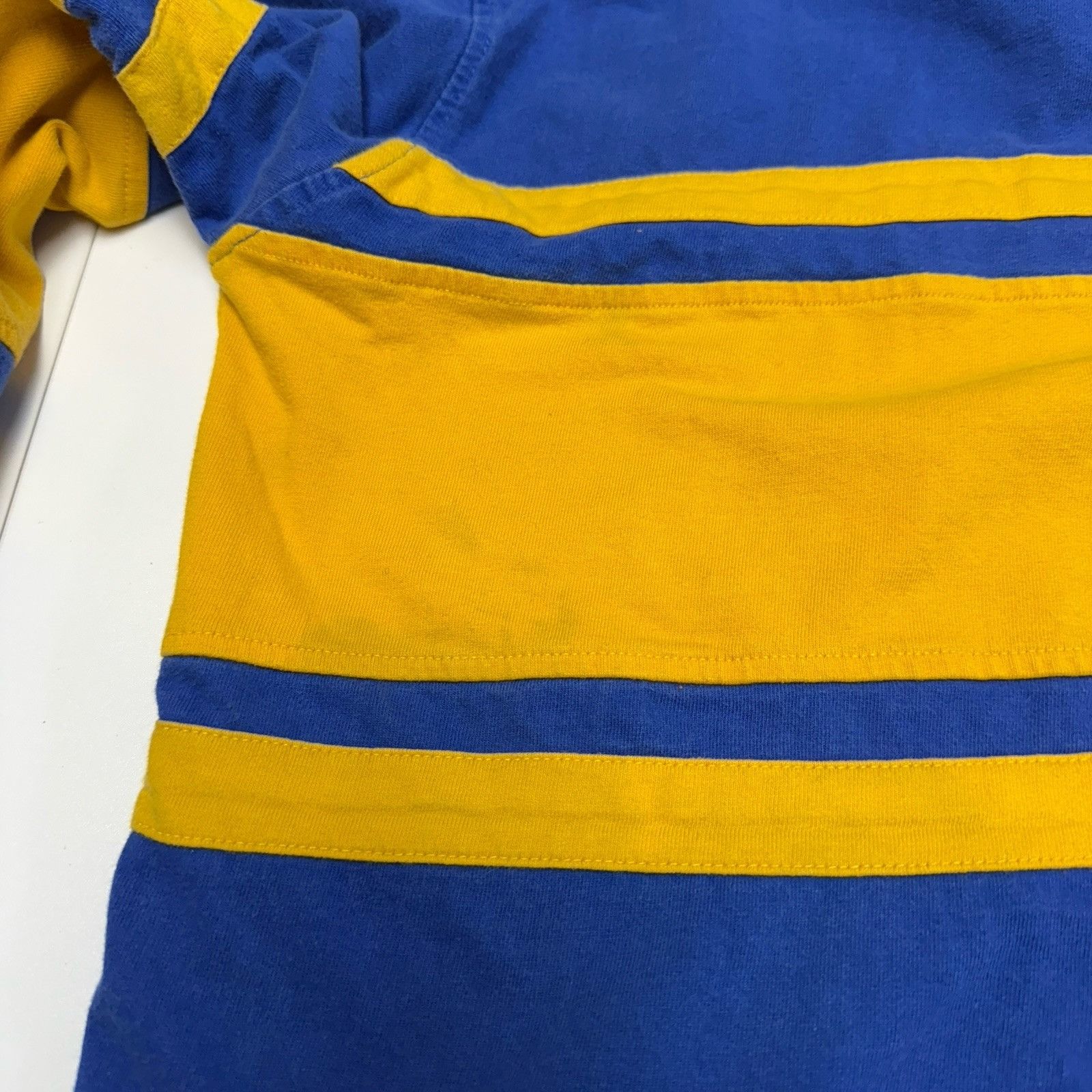 U.S. Polo Assn. Vintage US Polo Assn Rugby Shirt Long Sleeve Collared Stripe Size US XL / EU 56 / 4 - 6 Thumbnail