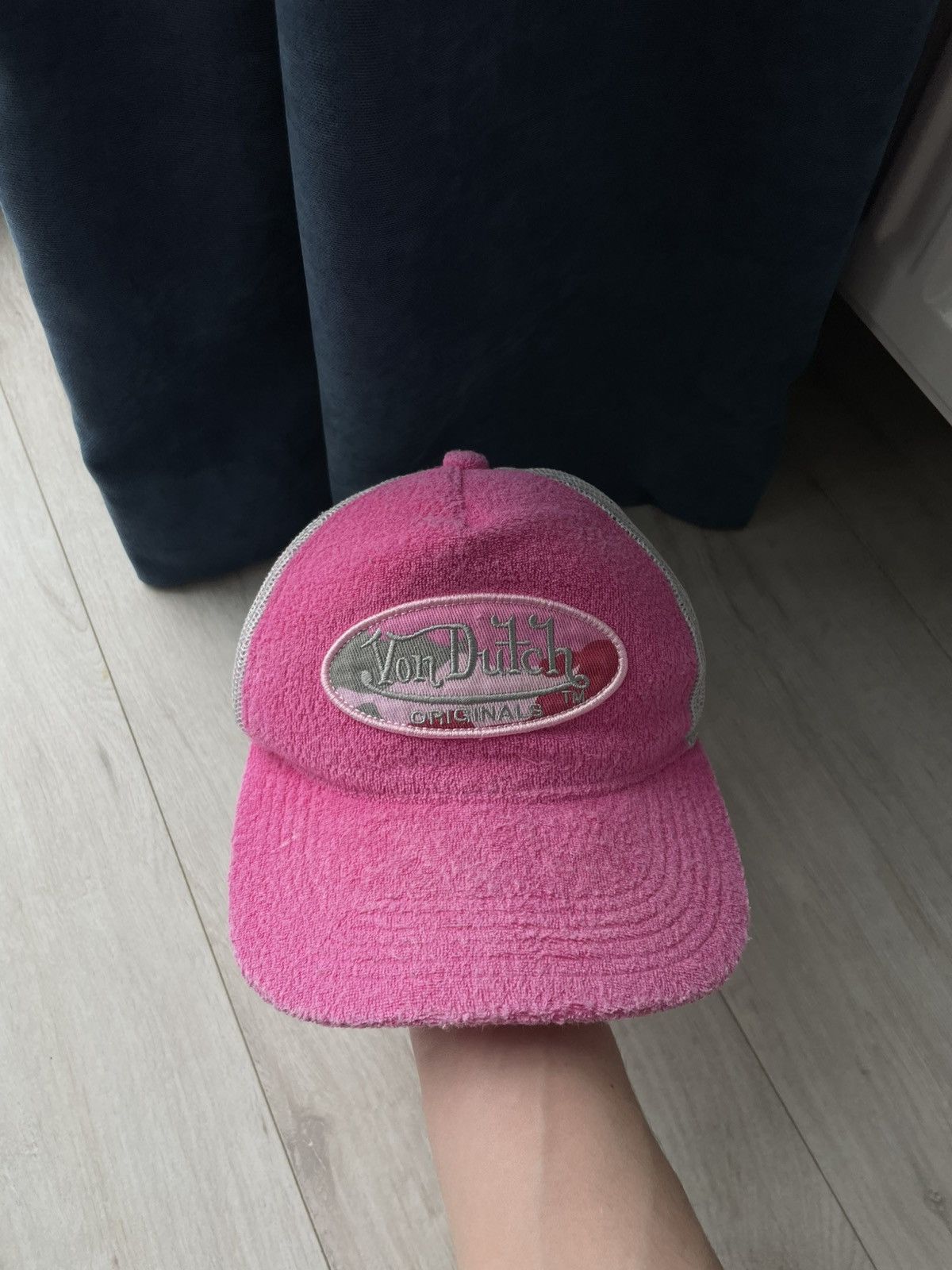 Von Dutch Vintage Y2K Von Dutch Pink 00’s Hat Cap Japanese RARE Size ONE SIZE - 3 Thumbnail