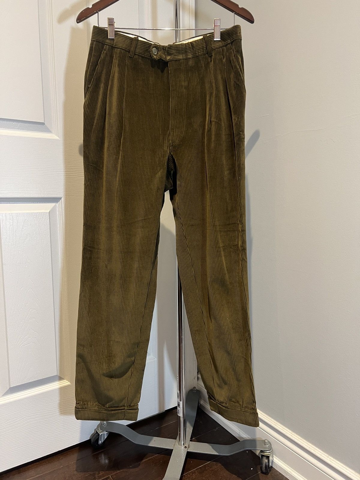 Vintage Vintage Corduroy Cuffed slacks Size US 34 / EU 50 - 2 Thumbnail
