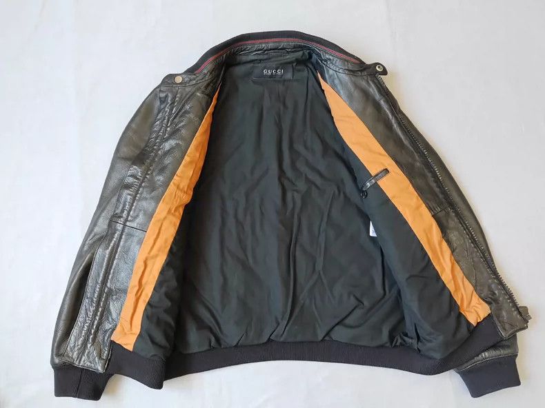Gucci Gucci Leather jacket and cotton jacket 2501-Nextarrow Size US M / EU 48-50 / 2 - 8 Thumbnail