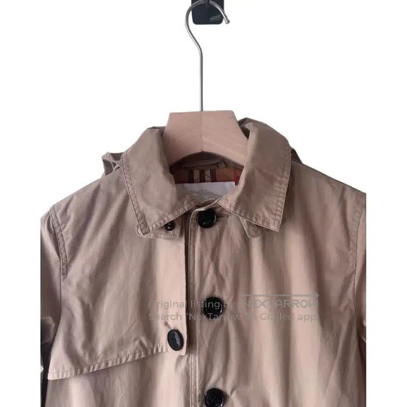 Burberry Burberry Khaki Cotton Winter Mid-Length Coat. Size M / US 6-8 / IT 42-44 - 6 Thumbnail