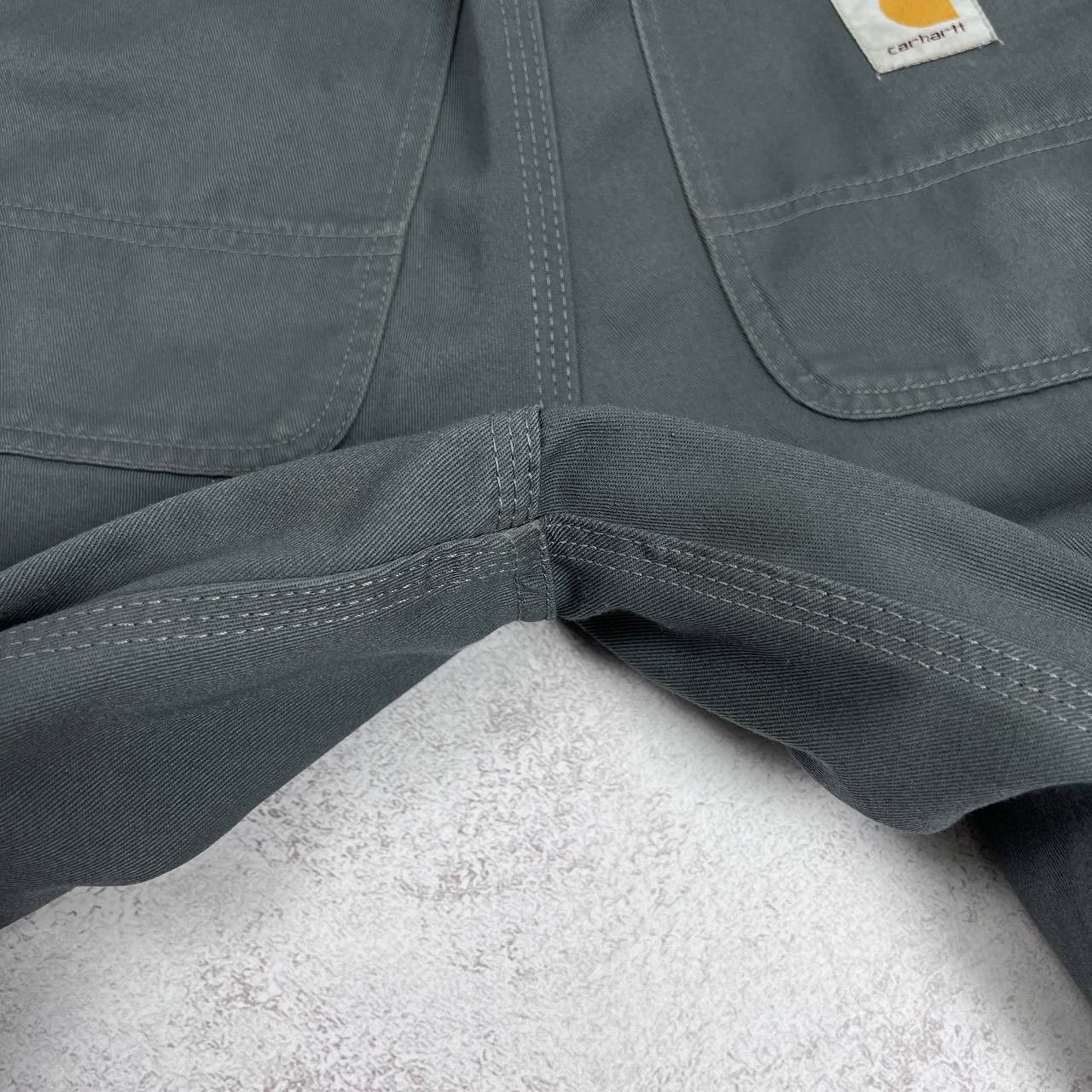 Carhartt Vintage Carhartt Charcoal Grey Carpenter Pants Workwear Size US 34 / EU 50 - 15 Thumbnail