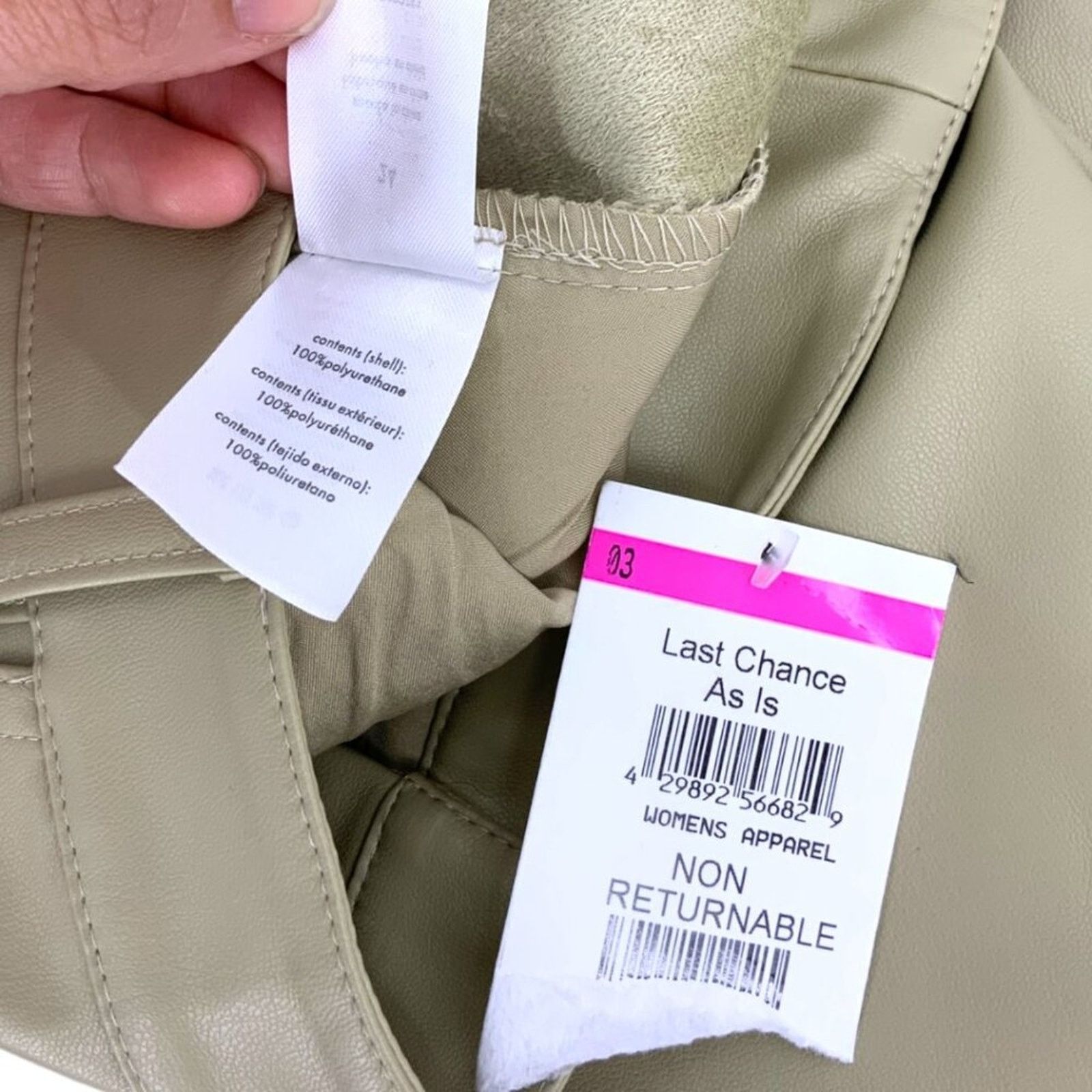 WeWoreWhat WeWoreWhat Faux Leather Kickflare Pant Size 24 NWOT $128 MSP Size 24" / US 00 / IT 34 - 6 Thumbnail