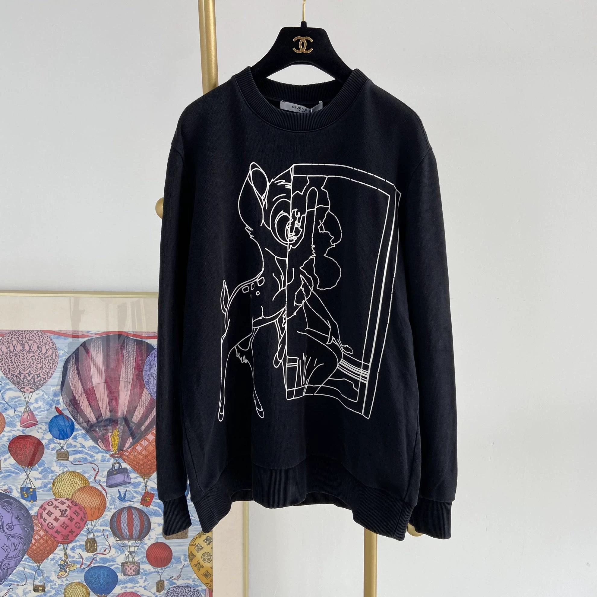 Givenchy Givenchy deer print sweatshirt XS 9057 Size US XS / EU 42 / 0 - 1 Thumbnail