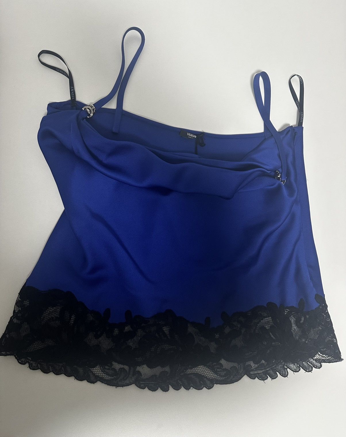 Versace Versace Blue Camisole Top Size M / US 6-8 / IT 42-44 - 1 Thumbnail