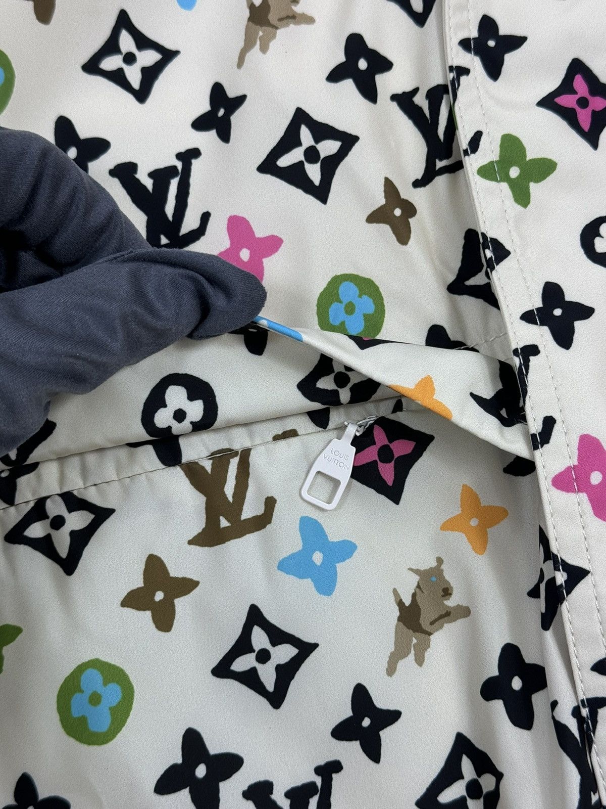 Louis Vuitton × Tyler The Creator MONOGRAM PRINT WINDBREAKER JACKET Size US XXL / EU 58 / 5 - 11 Thumbnail