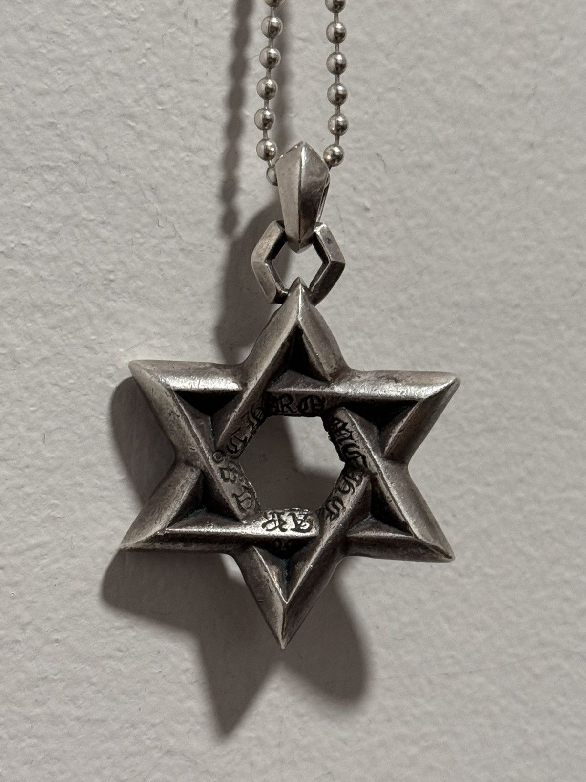 Chrome Hearts Chrome Hearts Large Star of David Pendant Size ONE SIZE - 4 Thumbnail