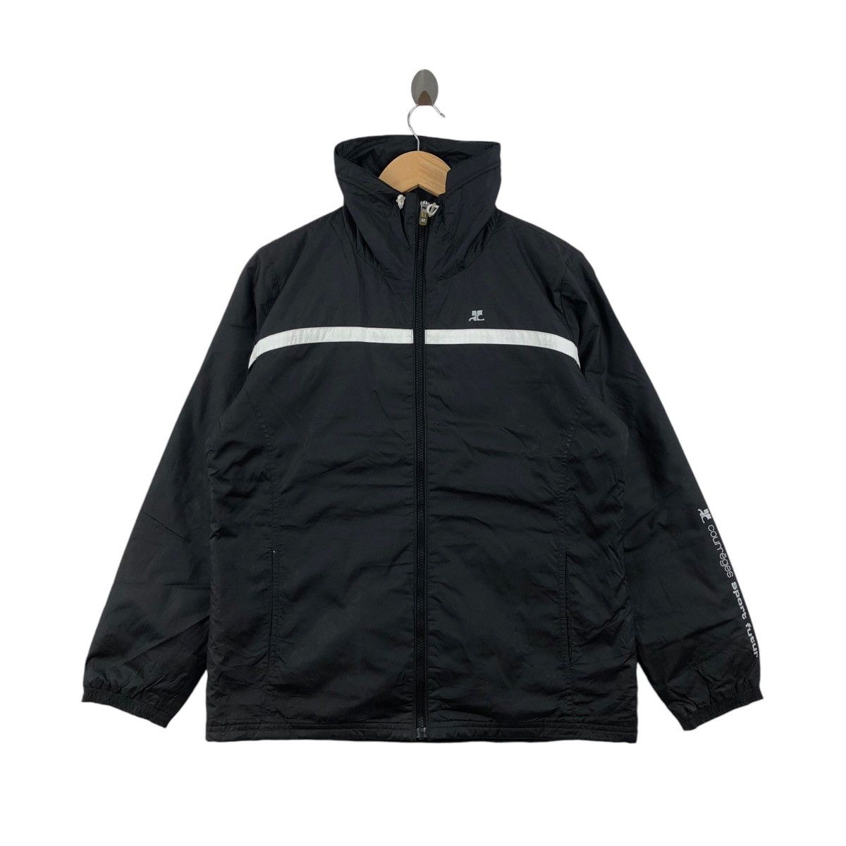 Courreges Vintage 90s COURREGES Windbreaker Jacket Size 42 Size US L / EU 52-54 / 3 - 1 Thumbnail