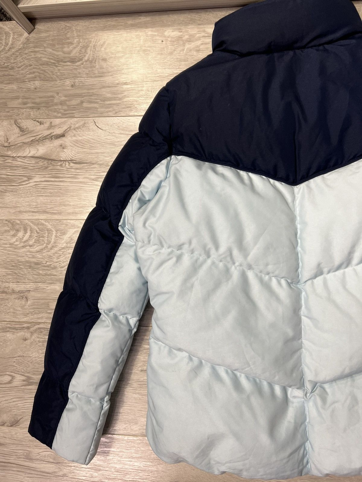 Nike 90s Vintage Nike Embroidered Small Logo Puffer Down Jacket Size L / US 10 / IT 46 - 12 Thumbnail