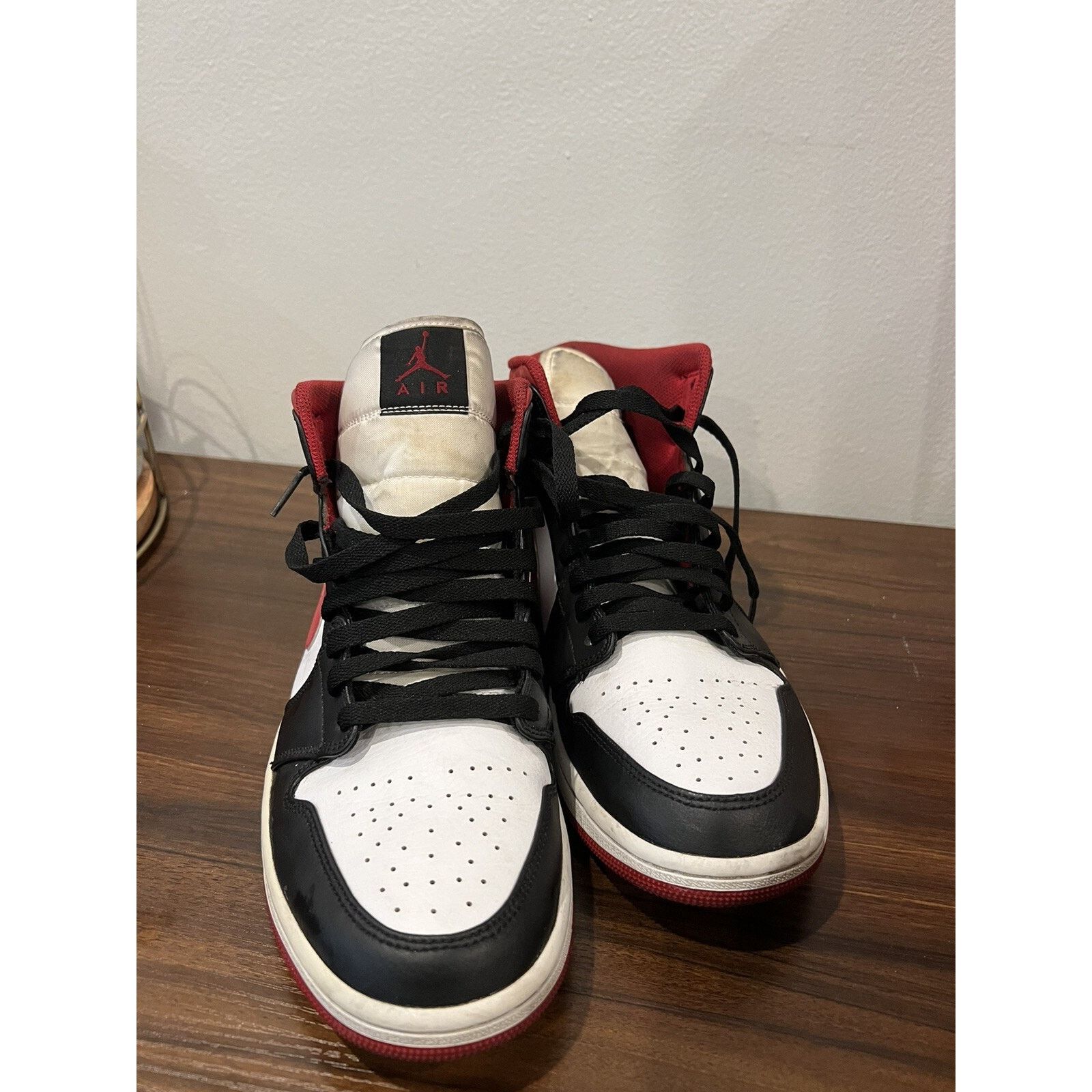 Nike Size 10 - Jordan 1 Mid Metallic Red Size US 10 / EU 43 - 8 Thumbnail