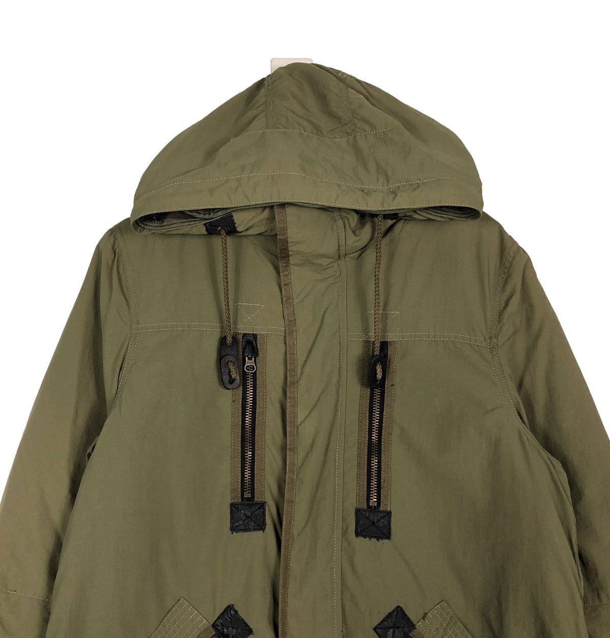 Japanese Brand 🔥VINTAGE LONG JACKET BIKER BONDAGE BAGARCH CROSS BIG LOGO Size US L / EU 52-54 / 3 - 9 Thumbnail