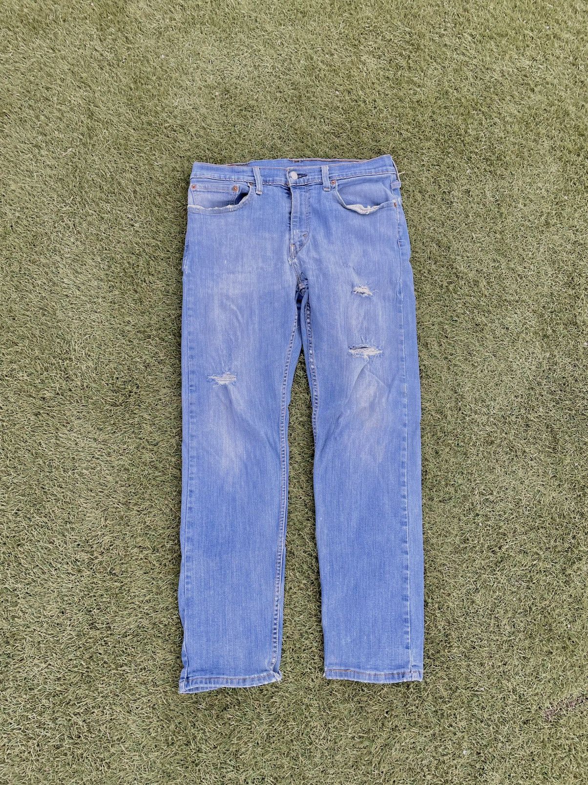 Levi's Levi’s 501 Waterless Denim Jeans Men’s Size 33x32 Button Size US 33 - 1 Thumbnail