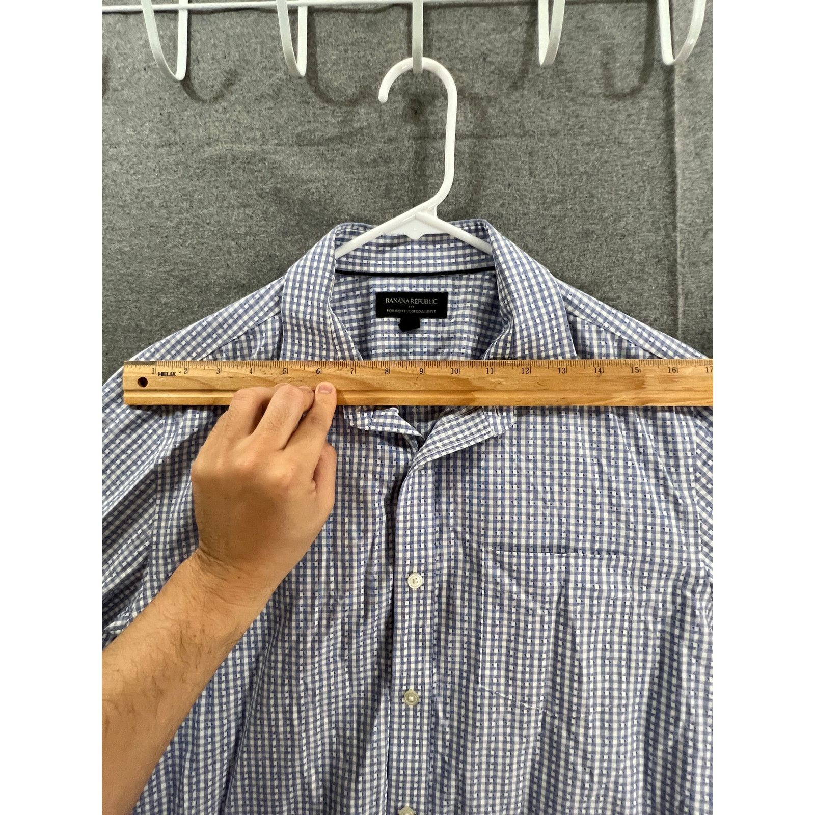 Banana Republic Banana Republic Botton Up Shirt Adult Medium Blue Size US M / EU 48-50 / 2 - 6 Thumbnail