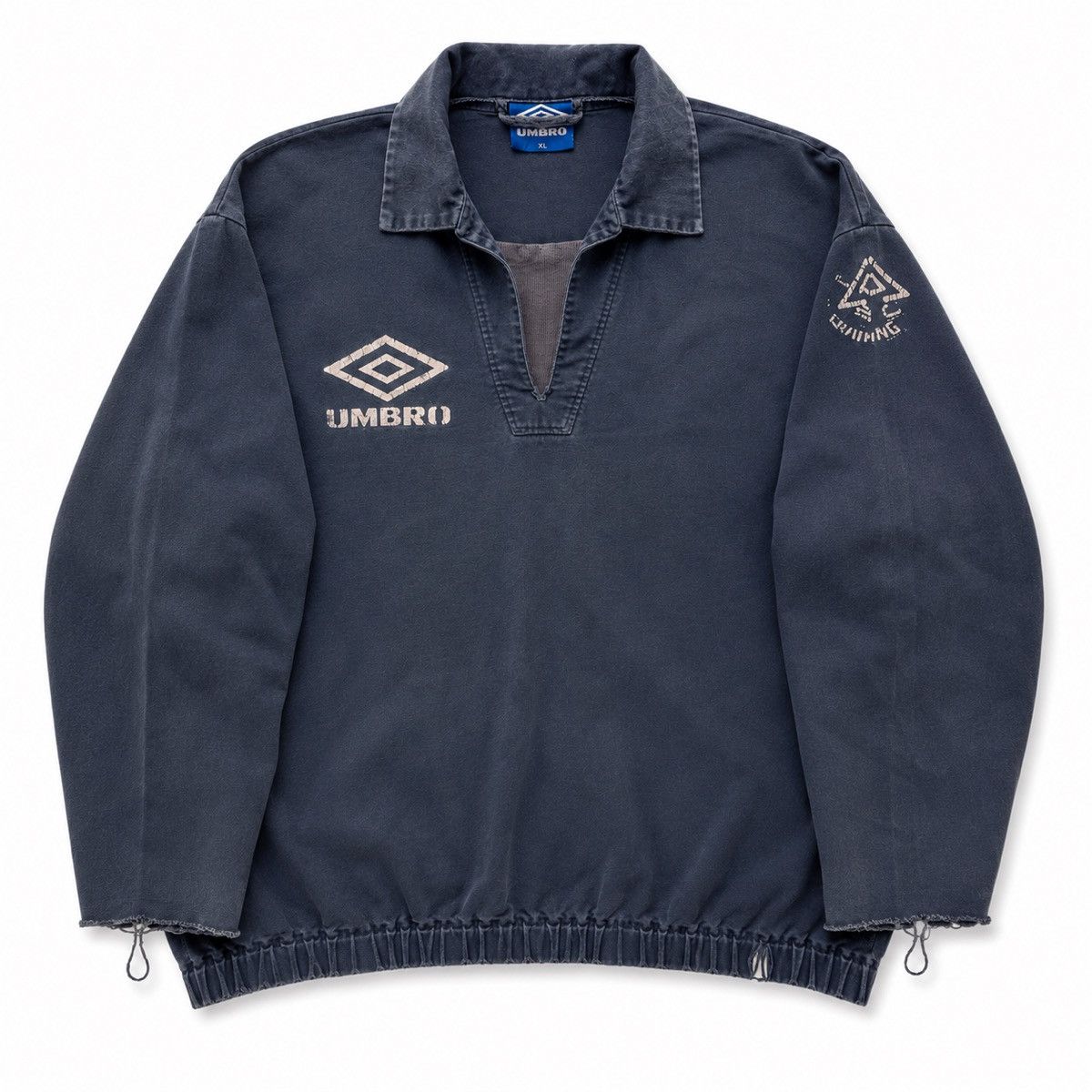 Umbro Vintage 90s UMBRO Pullover Boxy Fit Archive Distressed Size US XL / EU 56 / 4 - 1 Thumbnail