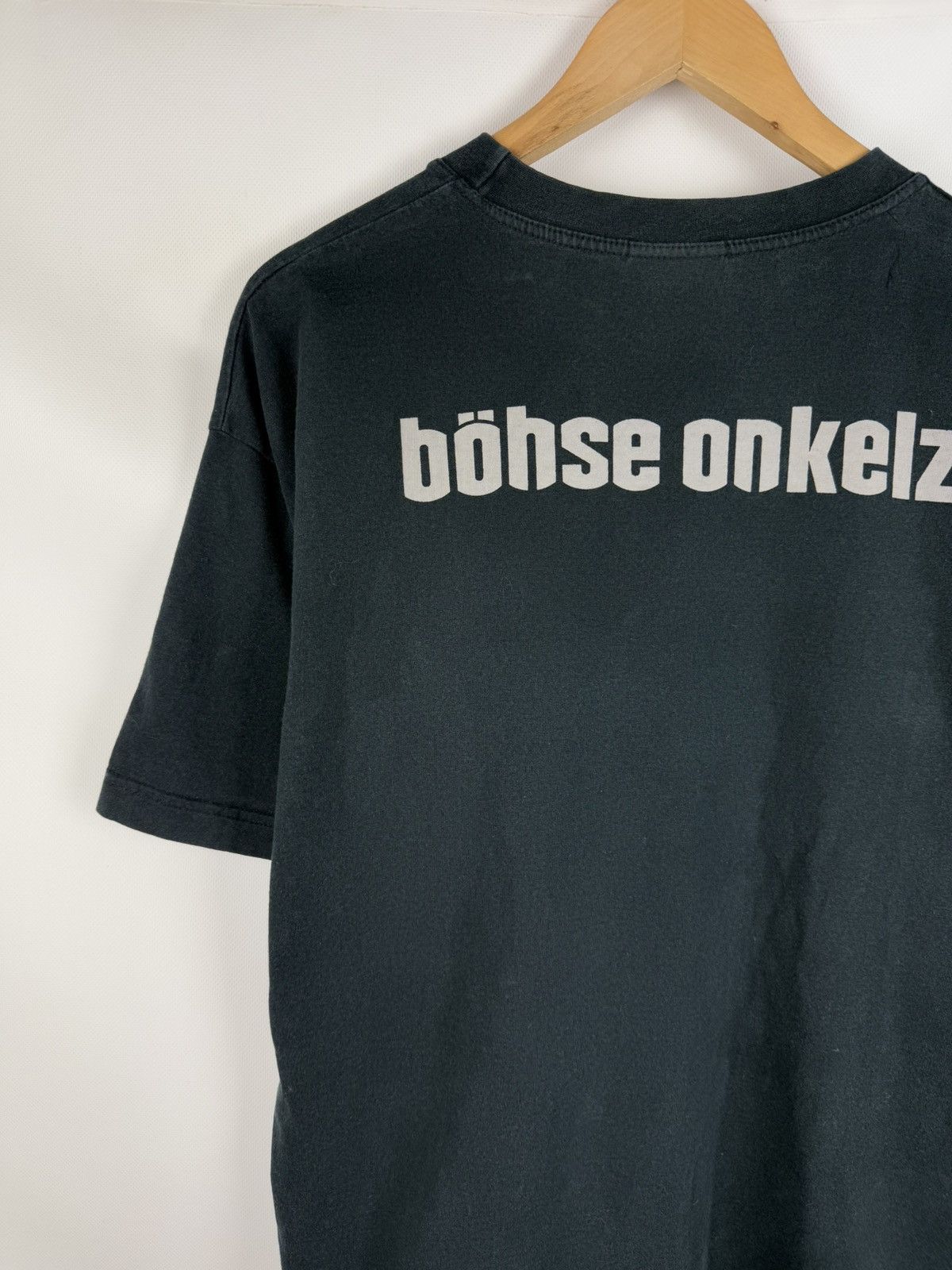 Band Tees × Vintage Bohse Onkelz Ach, Sie Suchen Streit Vintage Band T Shirt Tee Size US XL / EU 56 / 4 - 15 Thumbnail