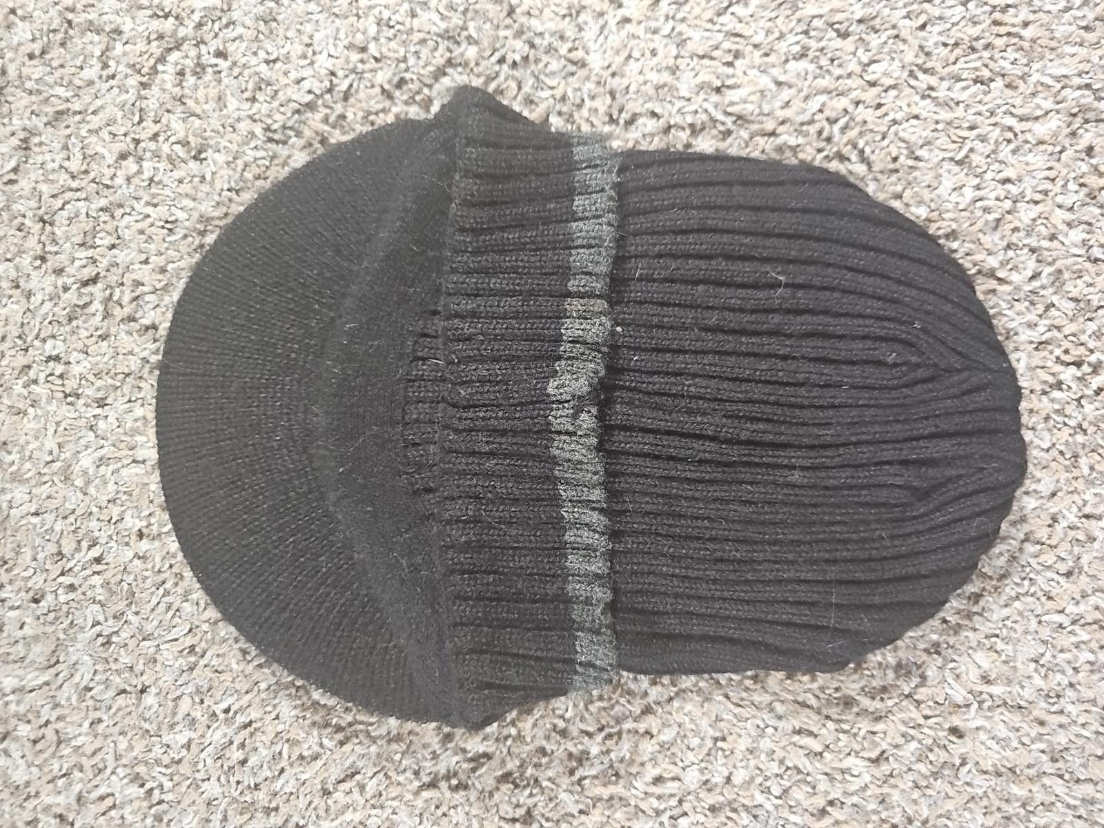 Calvin Klein Calvin Klein Knit Black Brimmed Beanie Newsboy Hat Soft Size ONE SIZE - 3 Thumbnail