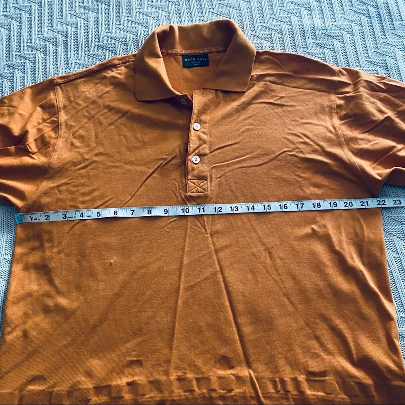 Hugo Boss Hugo Boss orange golf polo Size US L / EU 52-54 / 3 - 5 Thumbnail