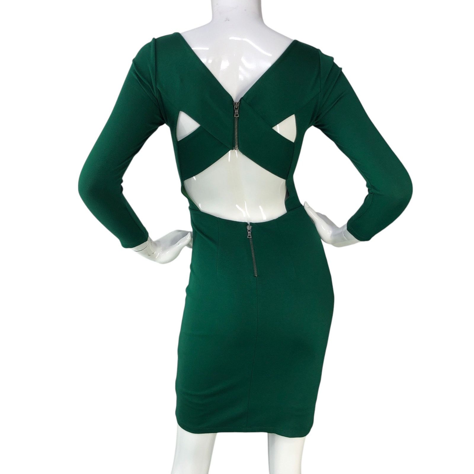 Alice + Olivia Alice + Olivia A+O Size 2 Dress Bodycon Back Cutout Stretch Size XS / US 0-2 / IT 36-38 - 8 Thumbnail