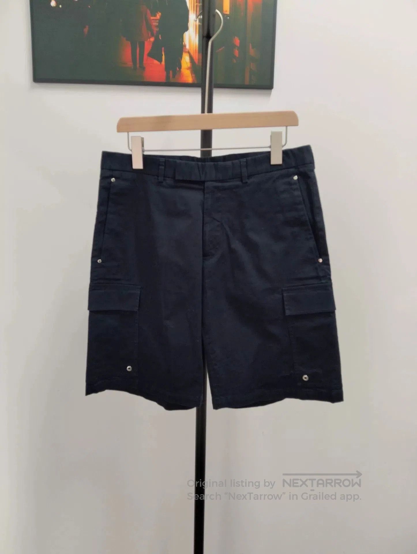 Dior Dior Navy Blue Cargo Shorts Size 46. Size US 36 / EU 52 - 1 Thumbnail