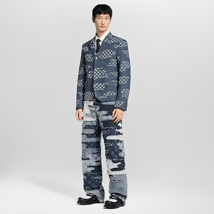 Louis Vuitton Patchwork Denim Skate Trousers Size US 32 / EU 48 - 5 Thumbnail