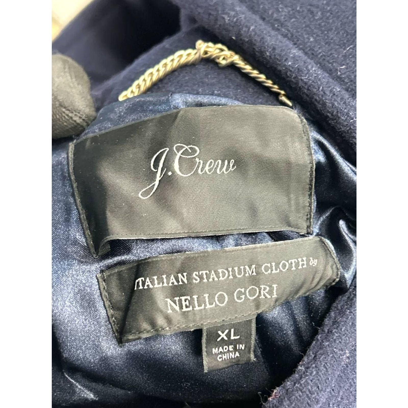J.Crew J.Crew Jacket Womens XL Blue Wool Blend Full Zip Coat - Phone? Size XL / US 12-14 / IT 48-50 - 3 Thumbnail