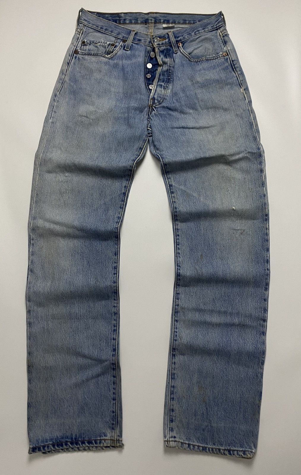 Levi's Levis 501 Straight cut soft blue W32 Size US 33 - 1 Thumbnail