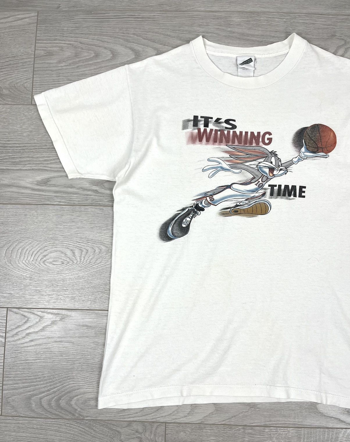 Cartoon Network × Universal Studios × Vintage Warner Bros. Space Jam Bax Bunny Vintage 90s T Shirt Size US L / EU 52-54 / 3 - 3 Thumbnail