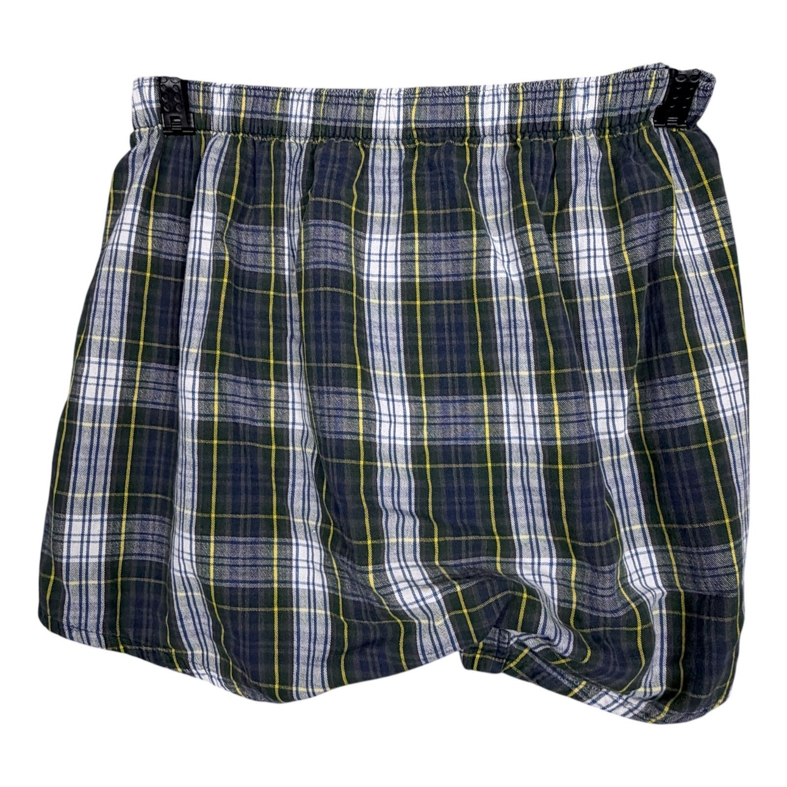 L.L. Bean Vintage 90s LL Bean Gren Plaid Flannel Boxers Shorts 42 XL Size US 42 / EU 58 - 5 Thumbnail