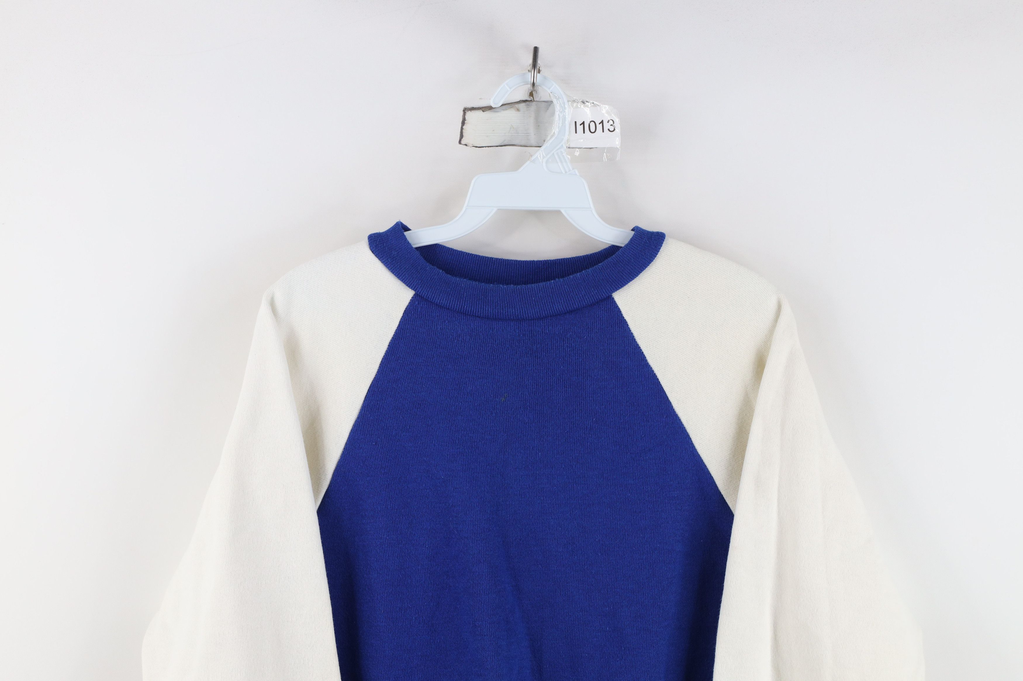 Vintage Vintage 70s Streetwear Blank Raglan Sweatshirt USA Size M / US 6-8 / IT 42-44 - 2 Thumbnail