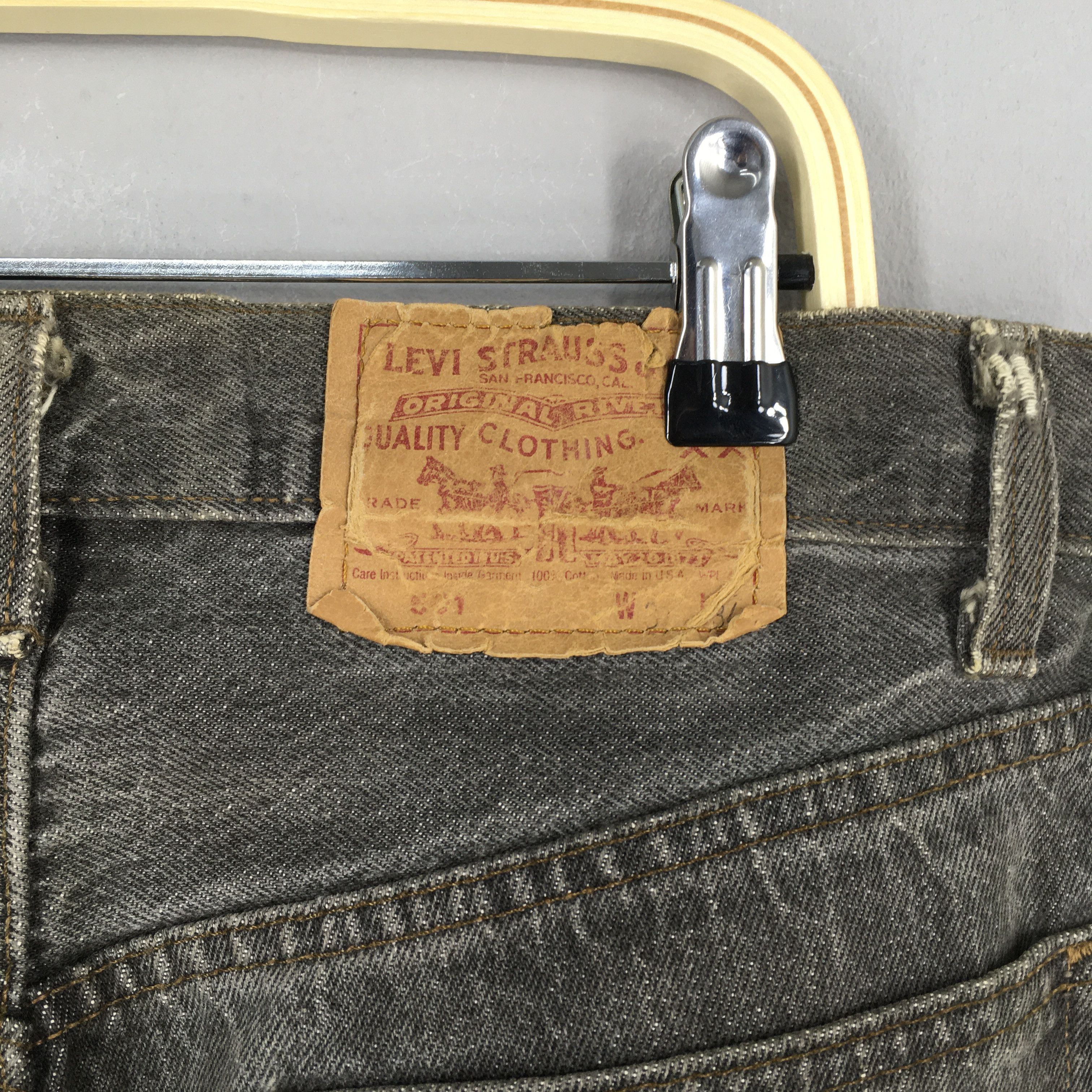 Levi's Size 30x31 Vintage 90s Levi's 501 Faded Black Jeans S1137 Size US 30 / EU 46 - 11 Thumbnail