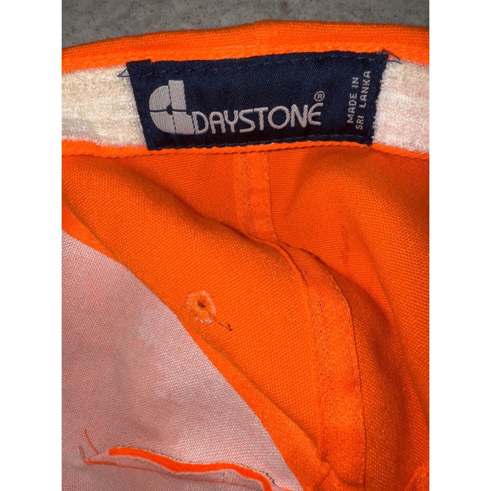 Equipment VINTAGE Daystone Orange Strap Back Cap Hat Men Adjustable Baseball Cap Outdoor 80s 90s Parrish Equipment Da Queen Arkansas Mens Size ONE SIZE - 5 Thumbnail