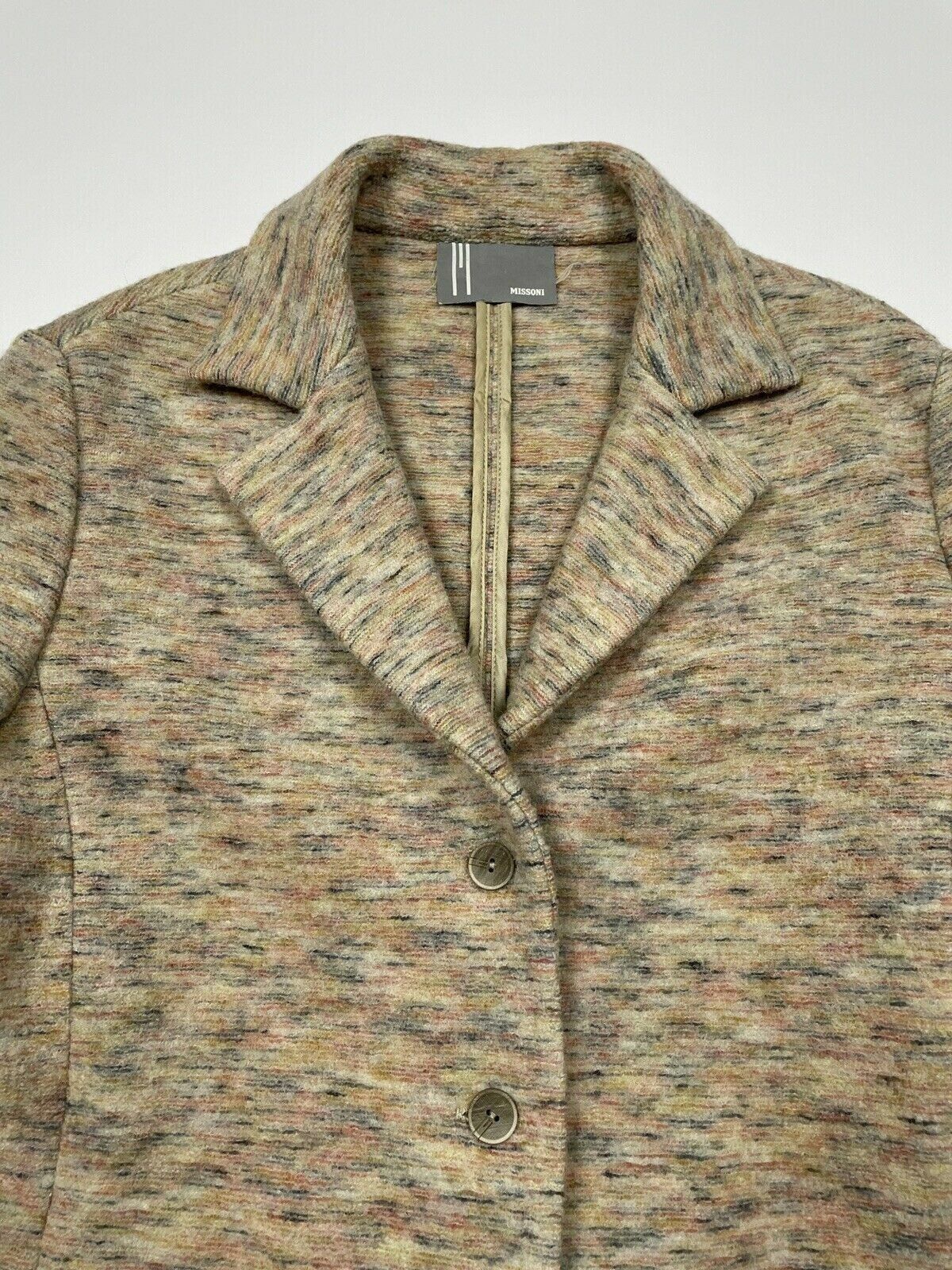 Missoni DDP Missoni Women’s Wool Multicolor Coat Jacket Size 48 Size XL / US 12-14 / IT 48-50 - 18 Thumbnail
