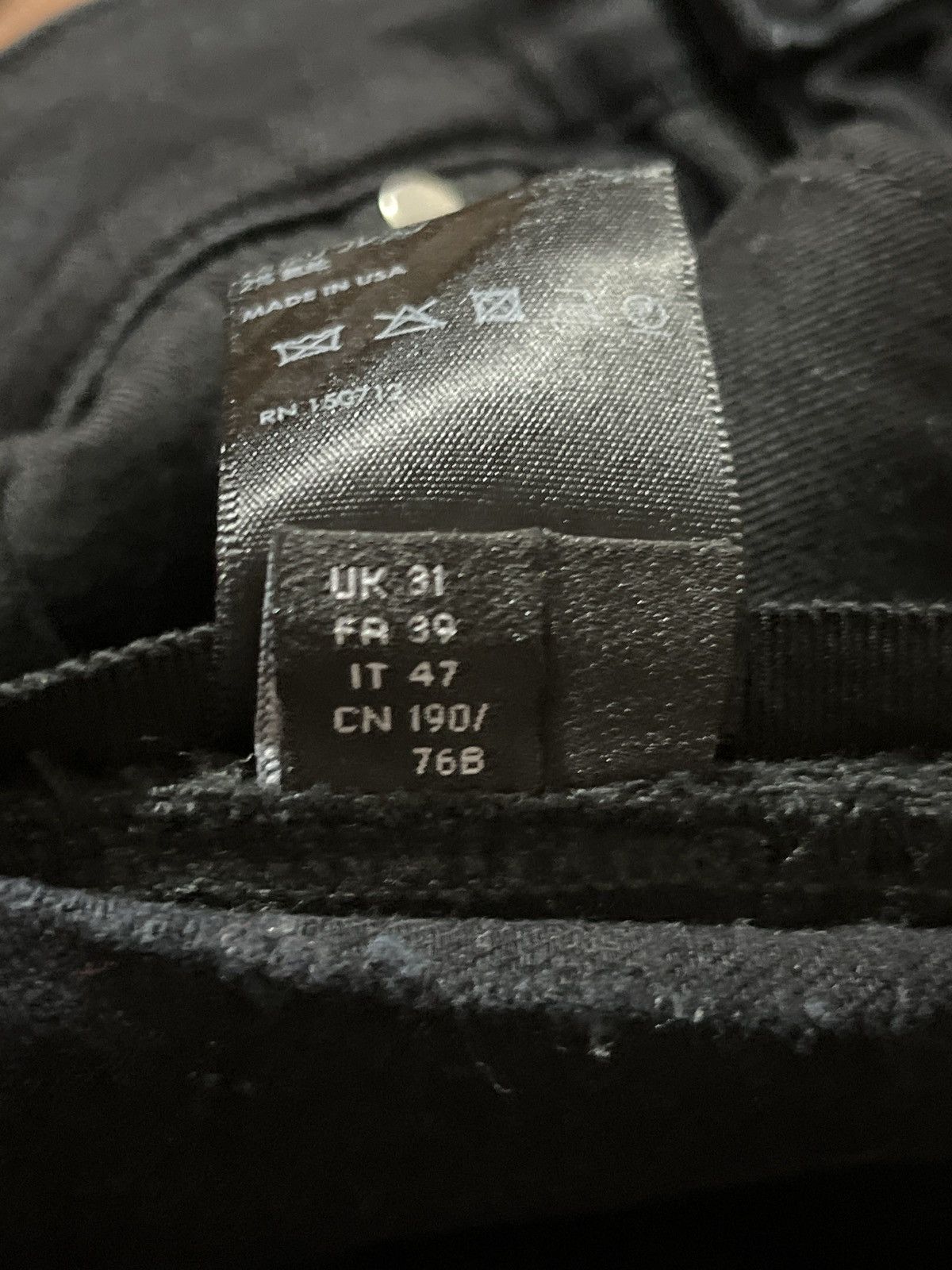 Amiri OG Amiri black stack jean with Raw Hem Rare pair size 31 Size US 31 - 6 Thumbnail