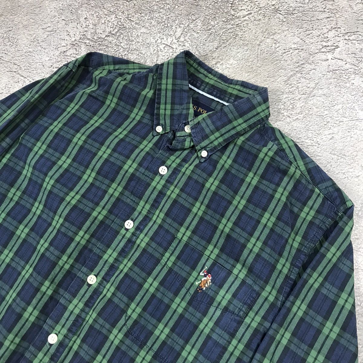Vintage Vintage Polo Ralph Lauren Plaid Shirt Y2K Preppy Streetwear Size US L / EU 52-54 / 3 - 1 Thumbnail