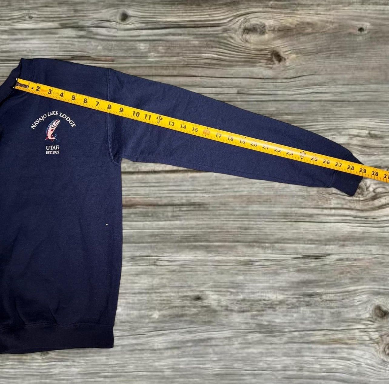 Other XS Navy blue vintage sweatshirt Navajo Lake Lodge Size XS / US 0-2 / IT 36-38 - 4 Thumbnail