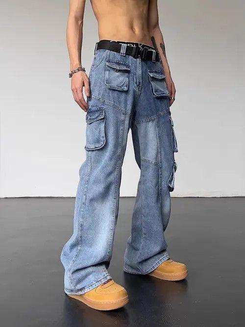 Japanese Brand Vintage harajuku style denim pants Size US 29 - 7 Thumbnail