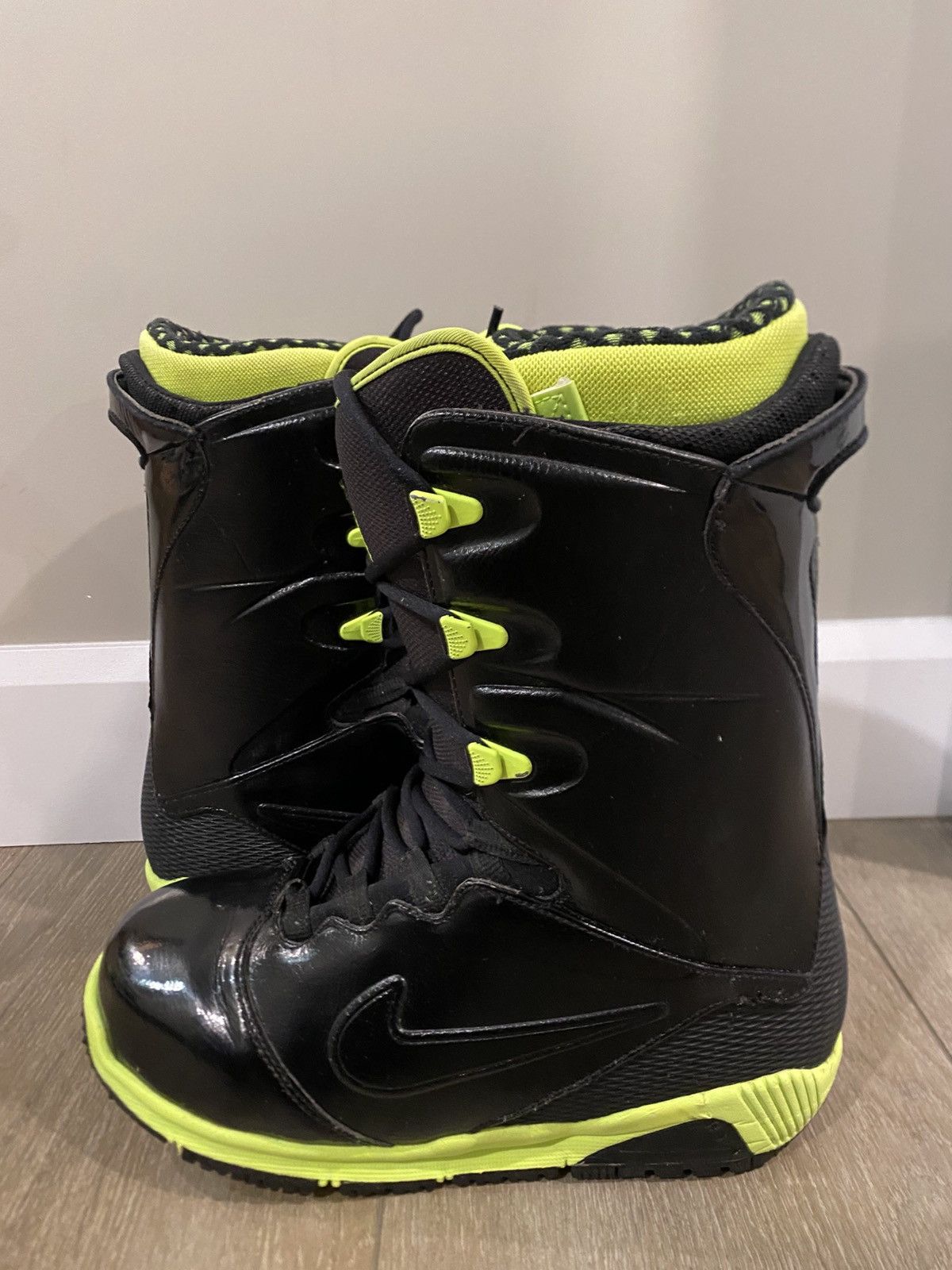 Nike Nike Zoom Ites Snowboard Boots Black & Green size 8.5 Size US 8.5 / EU 41-42 - 3 Thumbnail