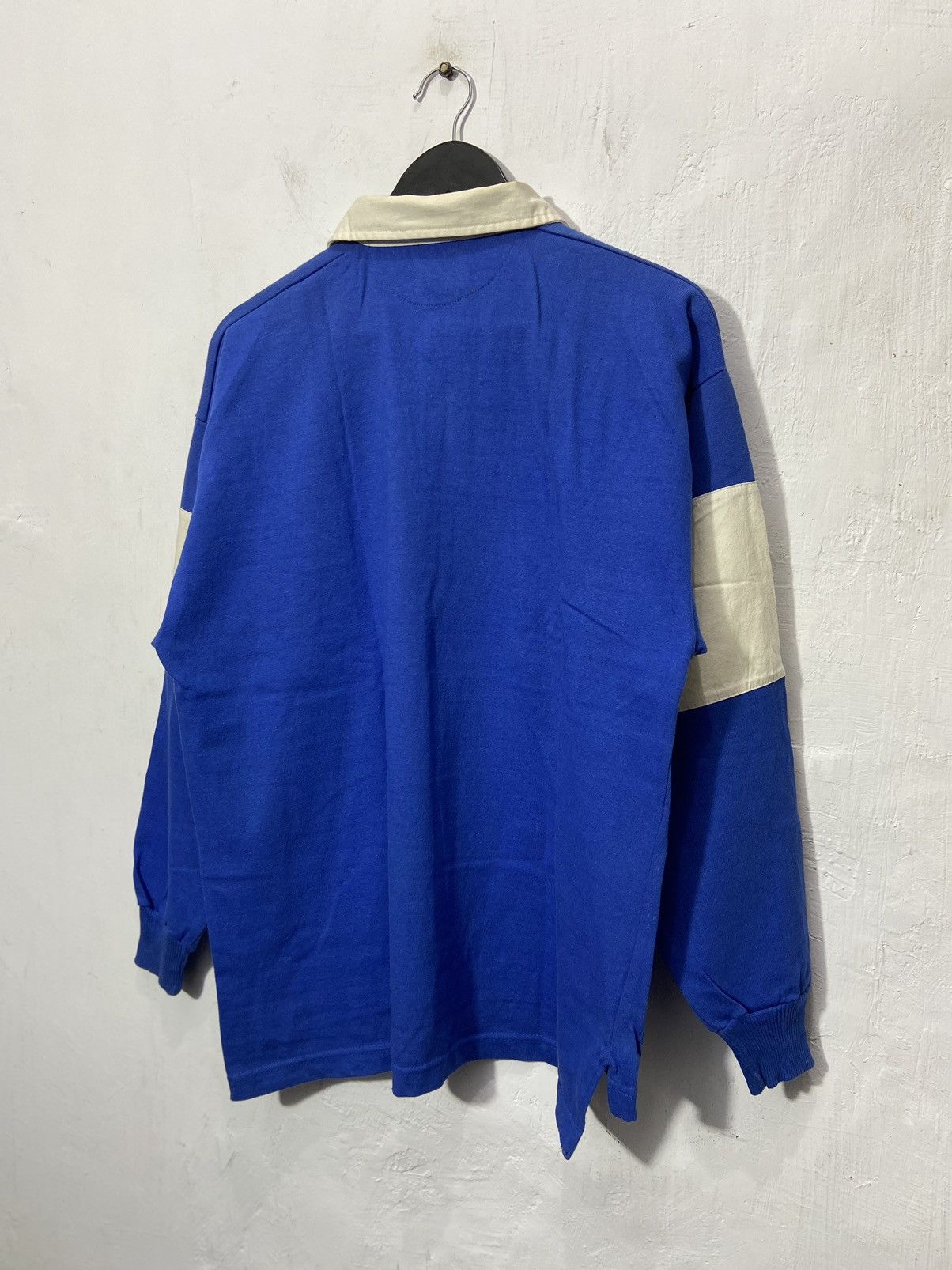 Coca Cola Vintage Coca Cola Rugby Shirt Blue White Size US XL / EU 56 / 4 - 5 Thumbnail