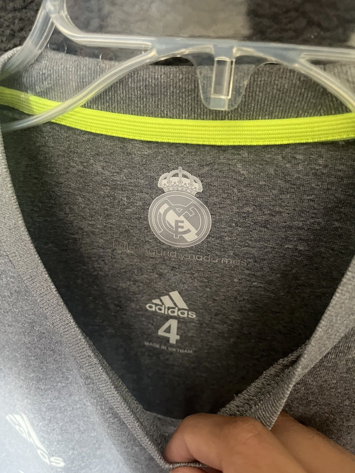 Adidas Match Issued Adidas Real Madrid CF 15/16 Isco Away Jersey Size US S / EU 44-46 / 1 - 8 Thumbnail