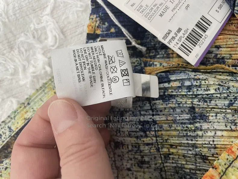 Issey Miyake Issey Miyake Starry Sky Straight-Leg Pants Size 25" / US 0 / IT 36 - 5 Thumbnail