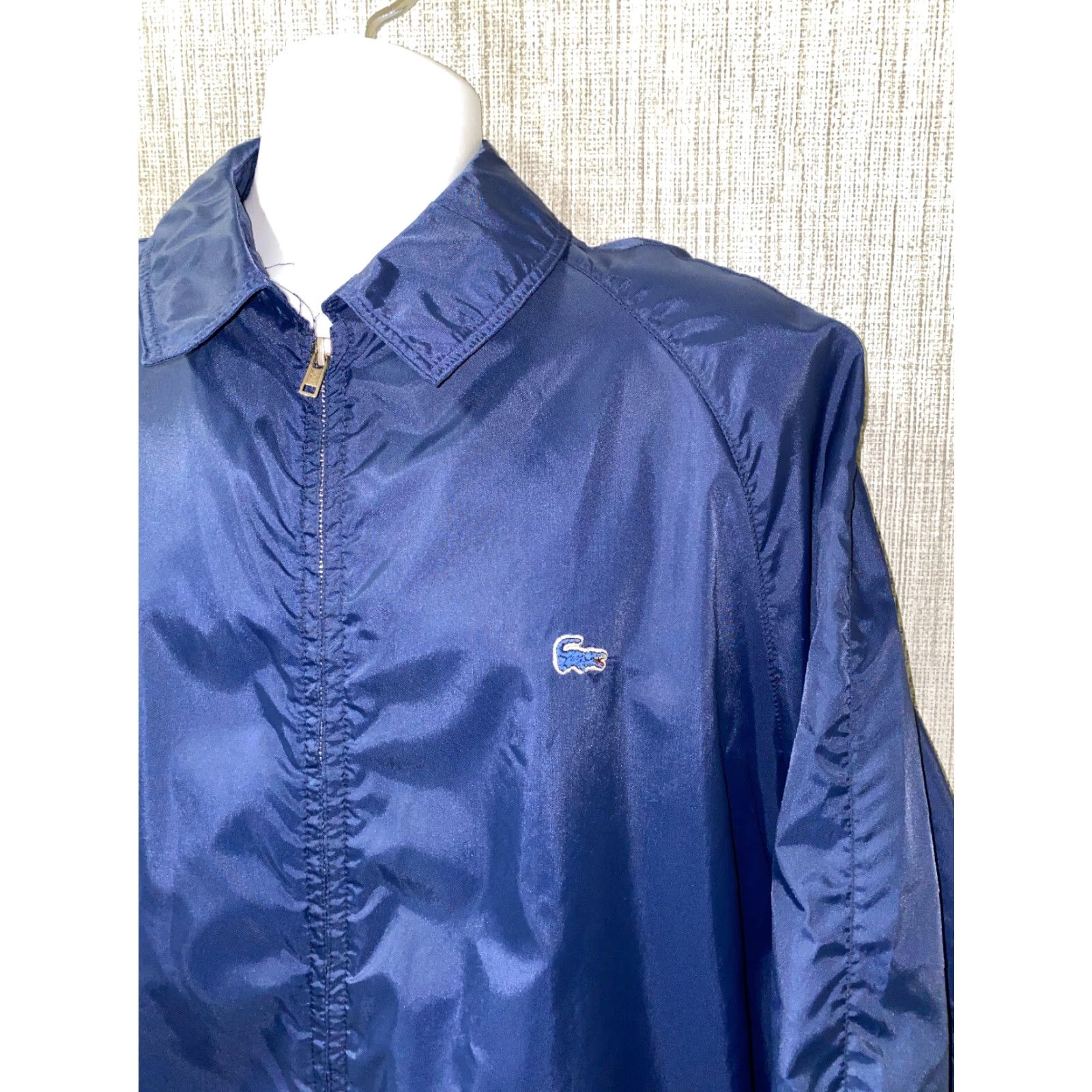 Vintage Alligator Jacket Mens Full Zip Nylon Blue XL Regular Full Zip Jacket 26" Armpit Menswear Size US XL / EU 56 / 4 - 2 Thumbnail