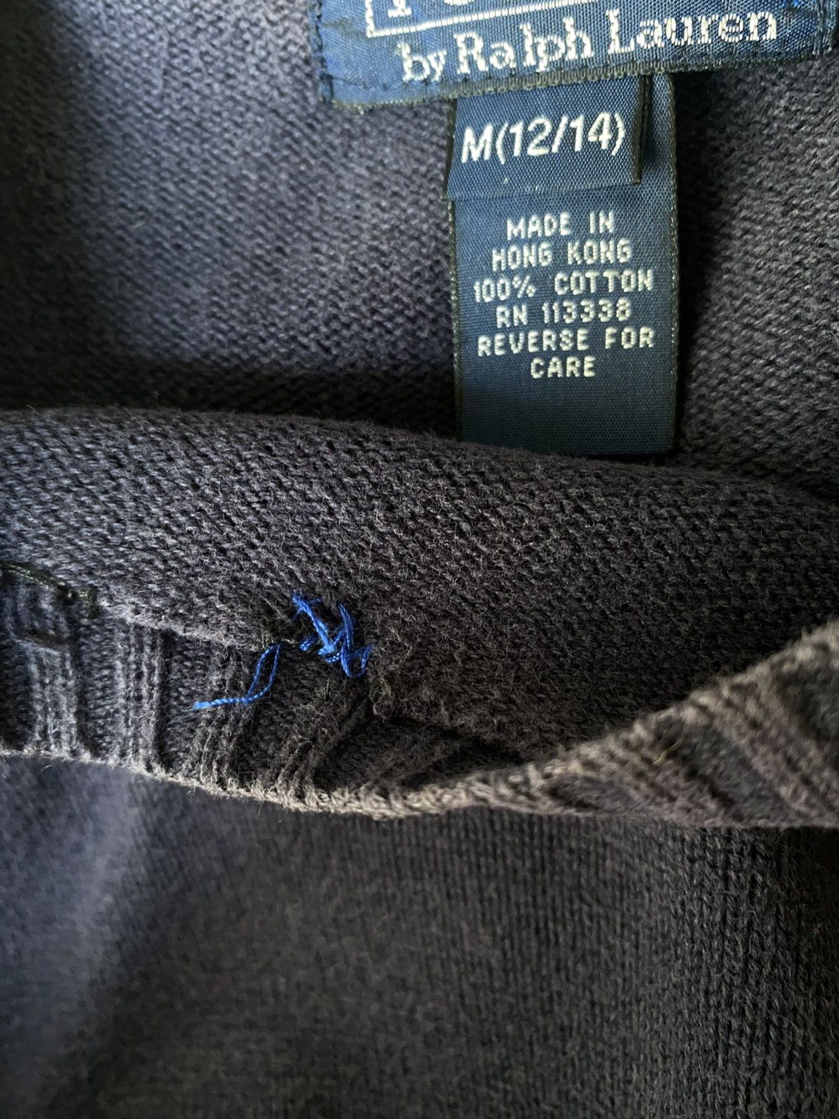 Polo Ralph Lauren Polo by Ralph Lauren Blue Knit Crewneck Sweater Size US M / EU 48-50 / 2 - 16 Thumbnail