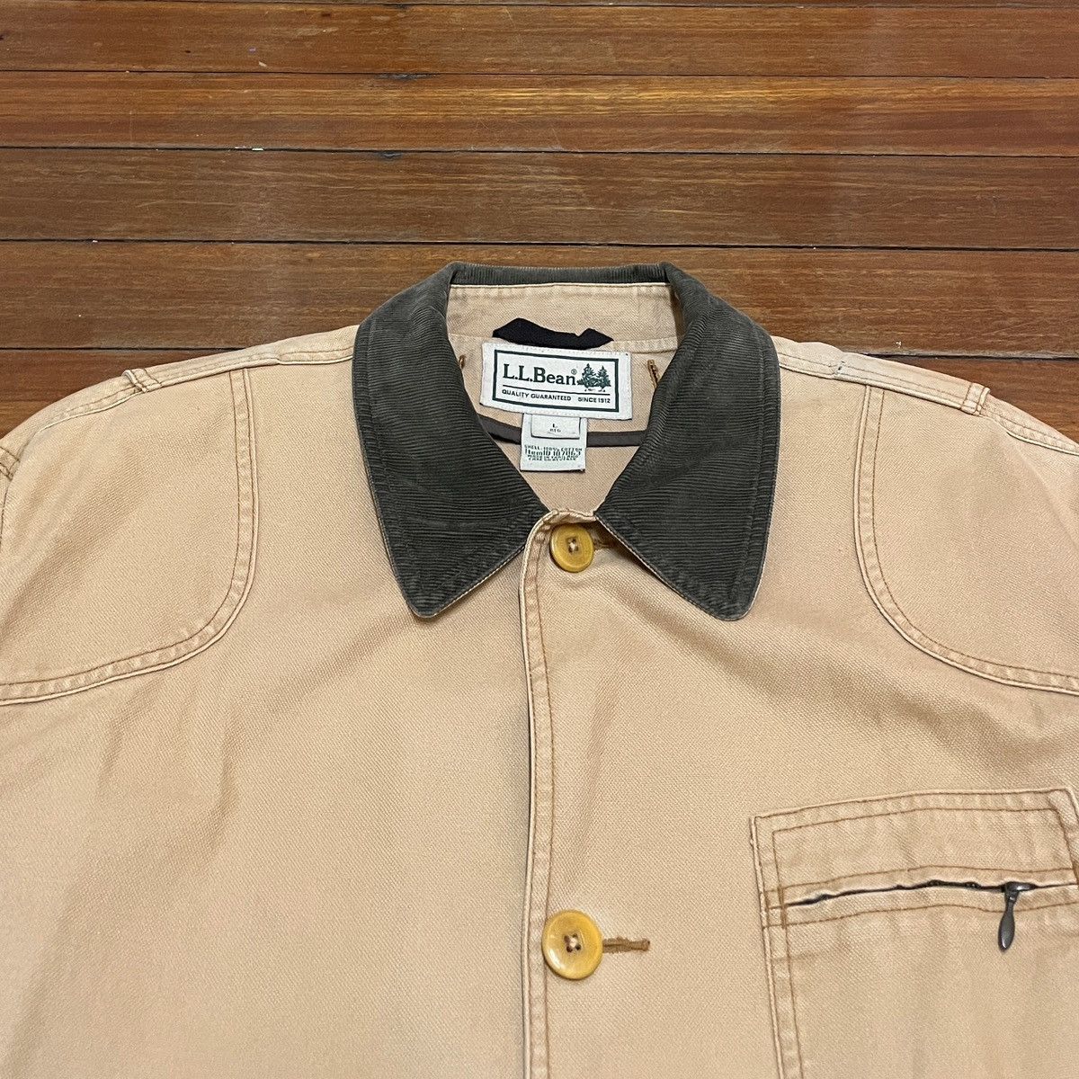 L.L. Bean Very Rare Vintage LL Bean Duck Canvas Chore Jacket 1980s Size US L / EU 52-54 / 3 - 3 Thumbnail