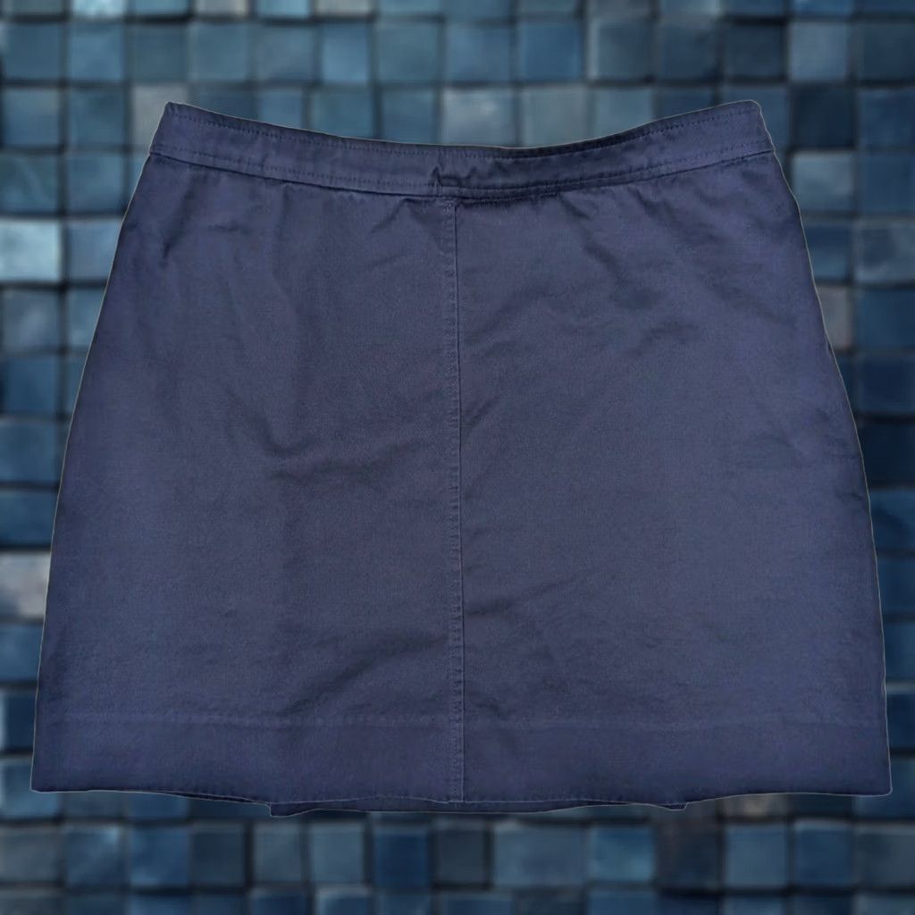 J.Crew J.CREW Skirt Women 4 Mini Twill Navy Blue Zip Back Cotton Blend Short Seams Vintage: No | Solid Blue Pattern | 29x16, 29 waist x 16 inseam Size 27" / US 4 / IT 40 - 1 Thumbnail
